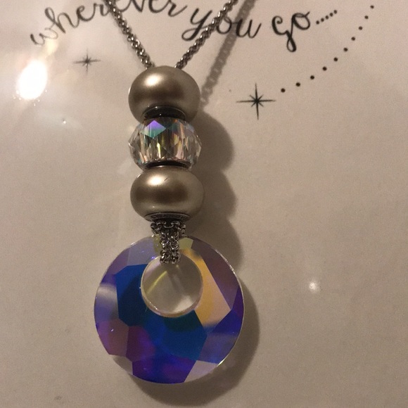 Swarovski Crystal Statement Necklace in original box - Picture 2 of 9